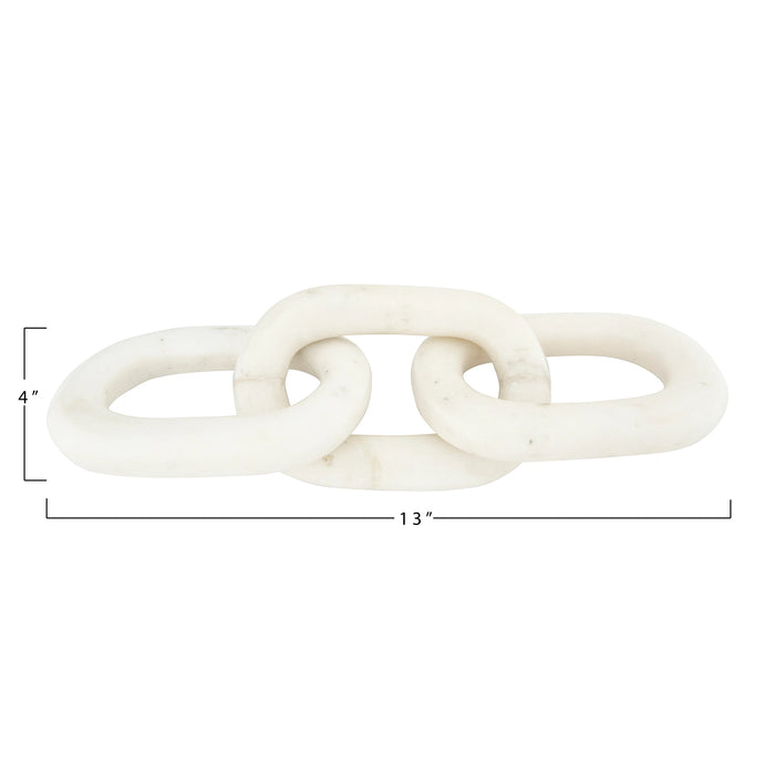Athena Marble Chain Link-Home Accents-Bloomingville-Lighting Design Store