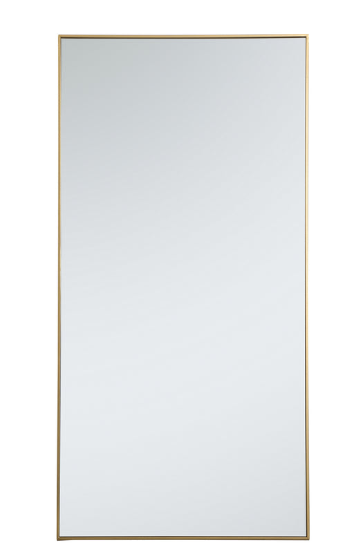 Elegant Lighting - MR43672BR - Mirror - Monet - Brass