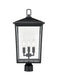 Millennium - 2983-PBK - Three Light Outdoor Post Lantern - Fetterton - Powder Coat Black