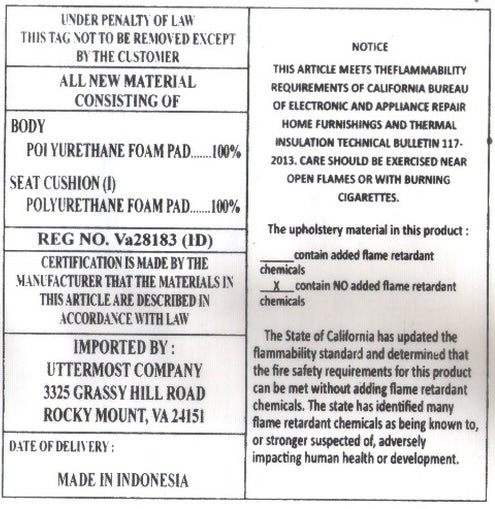 Rancho Bench Matte Black Stained-Furniture-Uttermost-Lighting Design Store