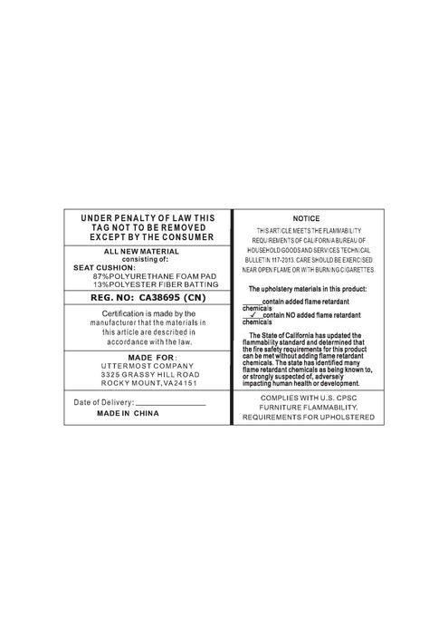 Sandy Chair Weathered Black-Furniture-Uttermost-Lighting Design Store