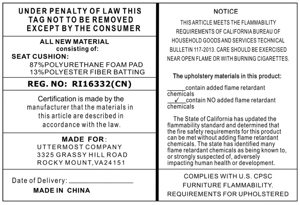 Island Ottoman / Coffee Table Matte Black-Furniture-Uttermost-Lighting Design Store