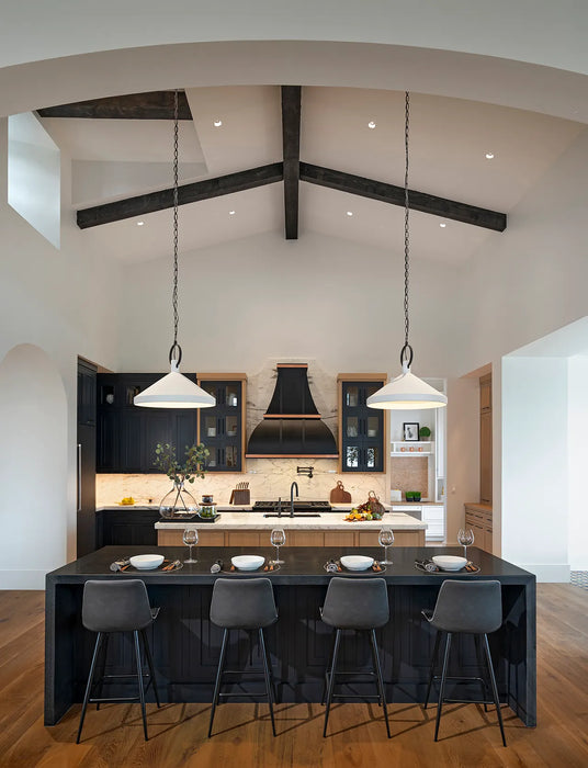 Limoges One Light Pendant Natural Rust-Pendants-Visual Comfort Signature-Lighting Design Store