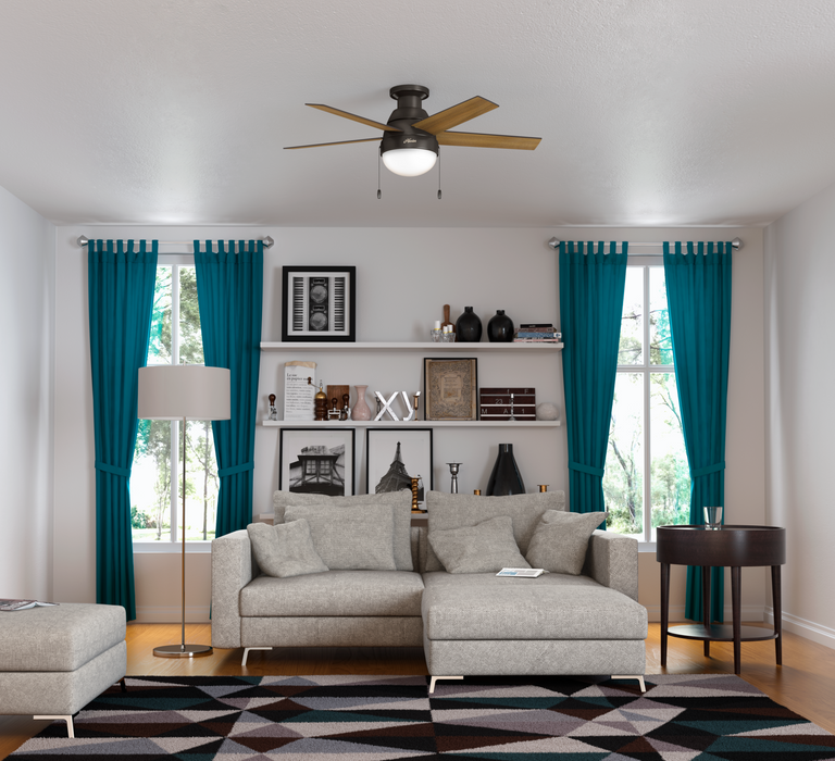 Anslee 46" Ceiling Fan-Fans-Hunter-Lighting Design Store