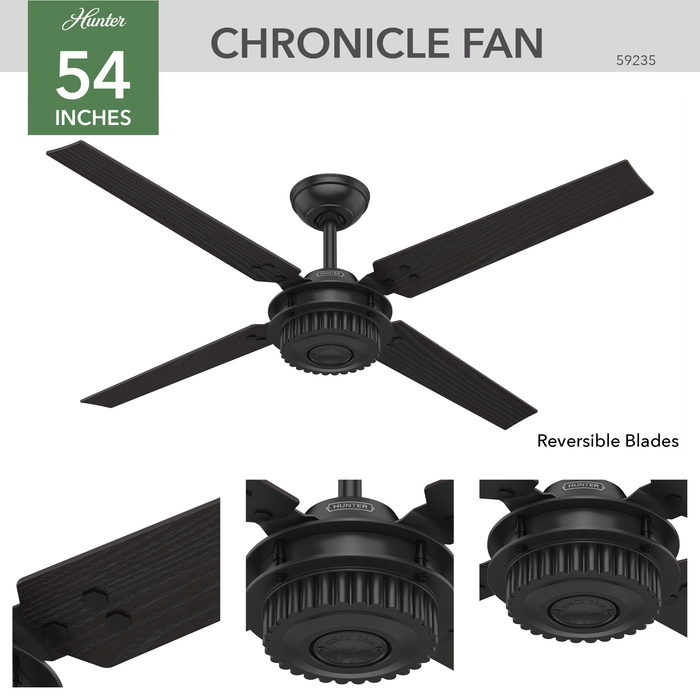 Chronicle 54" Ceiling Fan-Fans-Hunter-Lighting Design Store