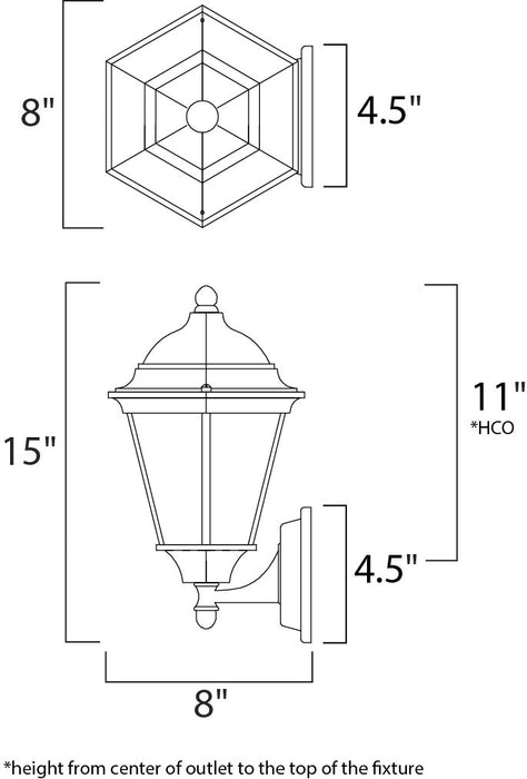 Westlake Outdoor Wall Lantern-Exterior-Maxim-Lighting Design Store