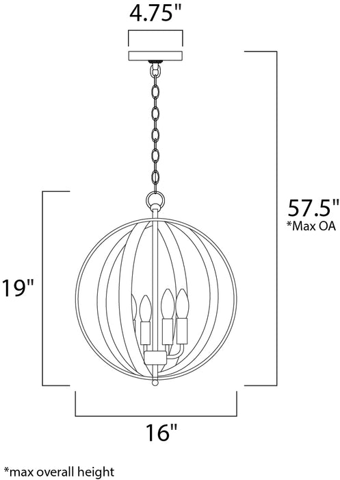 Provident Chandelier-Mini Chandeliers-Maxim-Lighting Design Store