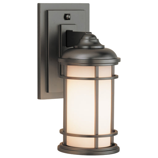 Lighthouse One Light Outdoor Wall Lantern Burnished Bronze