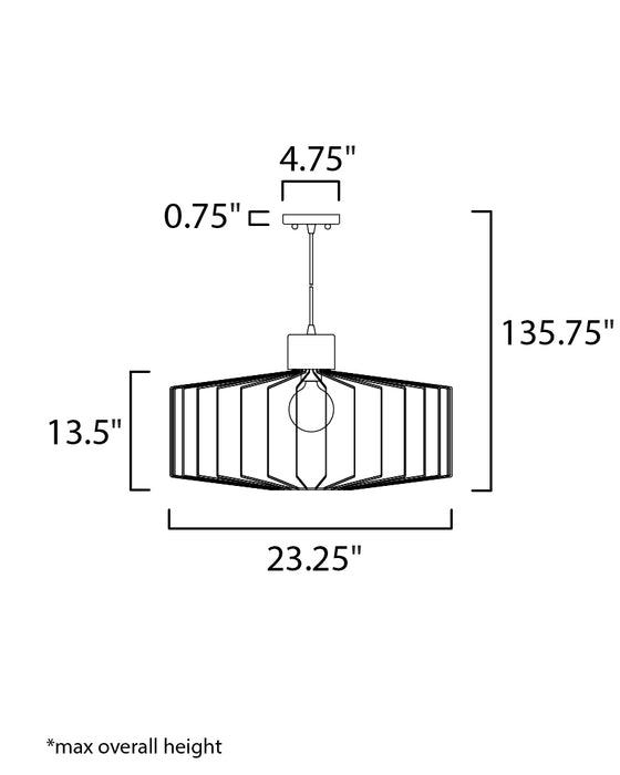 Bjorn Pendant-Pendants-Maxim-Lighting Design Store