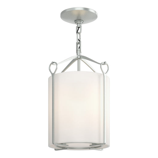 Bow One Light Semi-Flush Mount Vintage Platinum