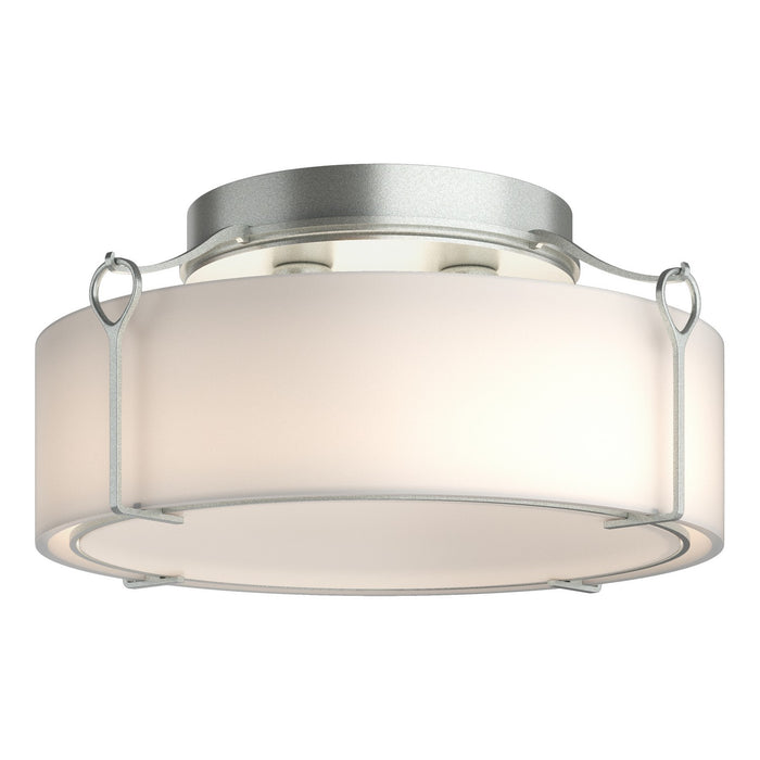 Hubbardton Forge - 121145-SKT-82-GG0216 - Four Light Semi-Flush Mount - Bow - Vintage Platinum