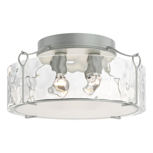 Bow Four Light Semi-Flush Mount Vintage Platinum