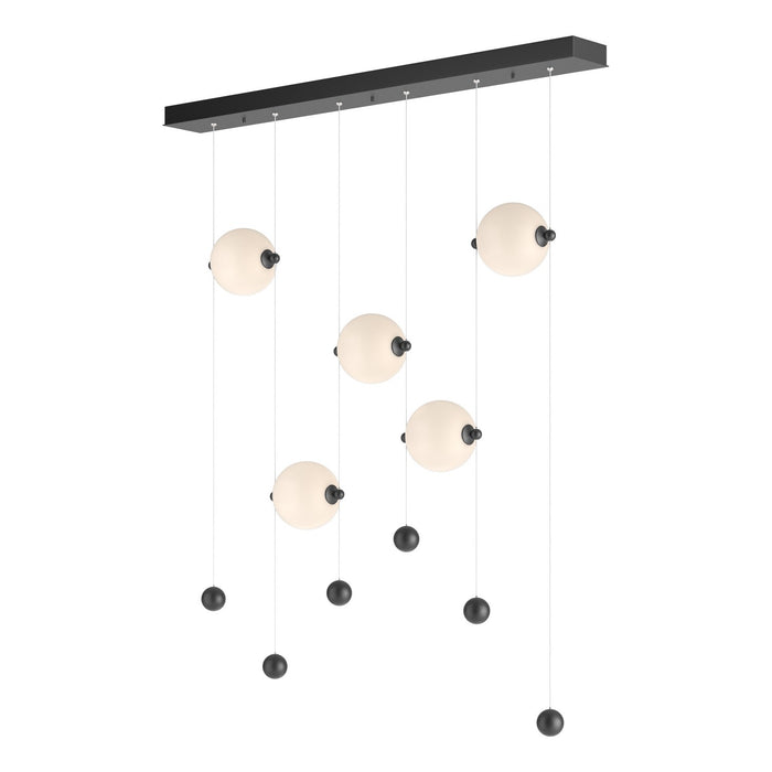 Hubbardton Forge - 139050-LED-STND-10-GG0668 - LED Pendant - Abacus - Black