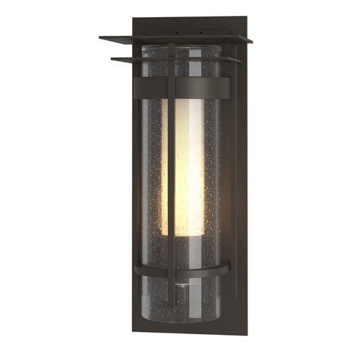 Torch One Light Outdoor Wall Sconce Coastal Dark Smoke