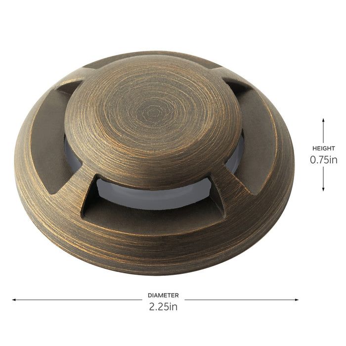 Kichler - 16145CBR - Mini All-Purpose 4Way Top Acc - Landscape Led - Centennial Brass