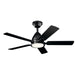 Kichler - 330090SBK - 44 Inch Ceiling Fan - Arvada - Satin Black