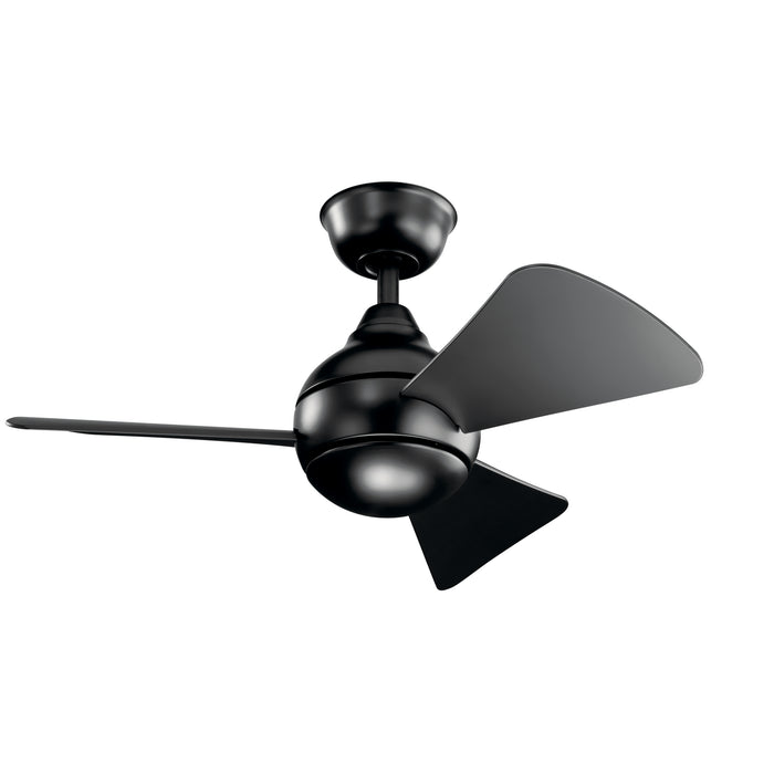 Kichler - 330150SBK - 34 Inch Ceiling Fan - Sola - Satin Black