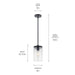 Kichler - 43996BK - One Light Mini Pendant - Crosby - Black