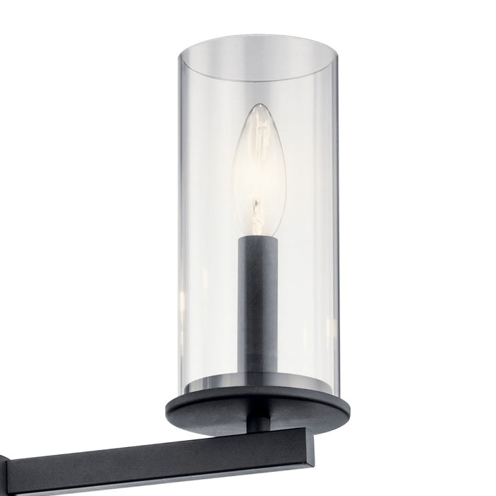 Kichler - 43997BK - Three Light Chandelier/Semi Flush - Crosby - Black