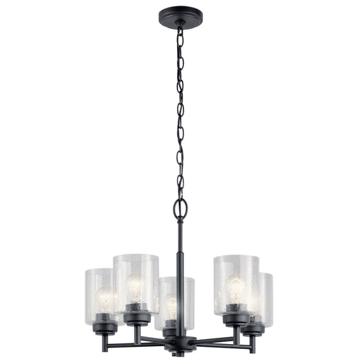 Kichler - 44030BK - Five Light Chandelier - Winslow - Black