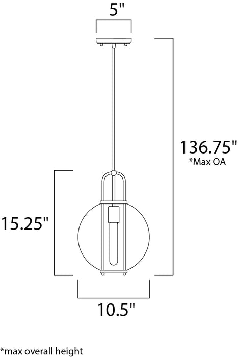 Minaret Pendant-Pendants-Maxim-Lighting Design Store