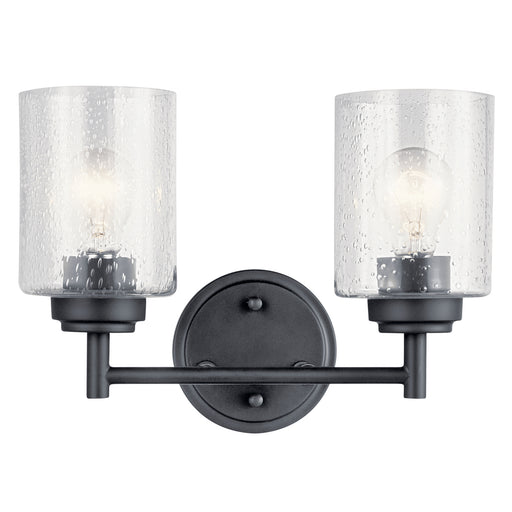 Kichler - 45885BK - Two Light Bath - Winslow - Black