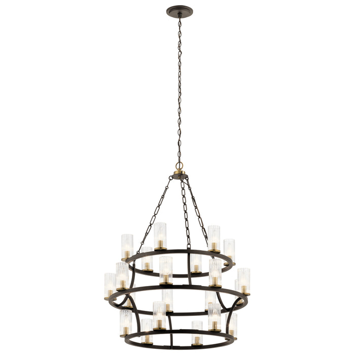 Kichler - 52110OZ - 21 Light Chandelier - Mathias - Olde Bronze