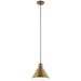 Kichler - 52176NBR - One Light Pendant - Zailey - Natural Brass