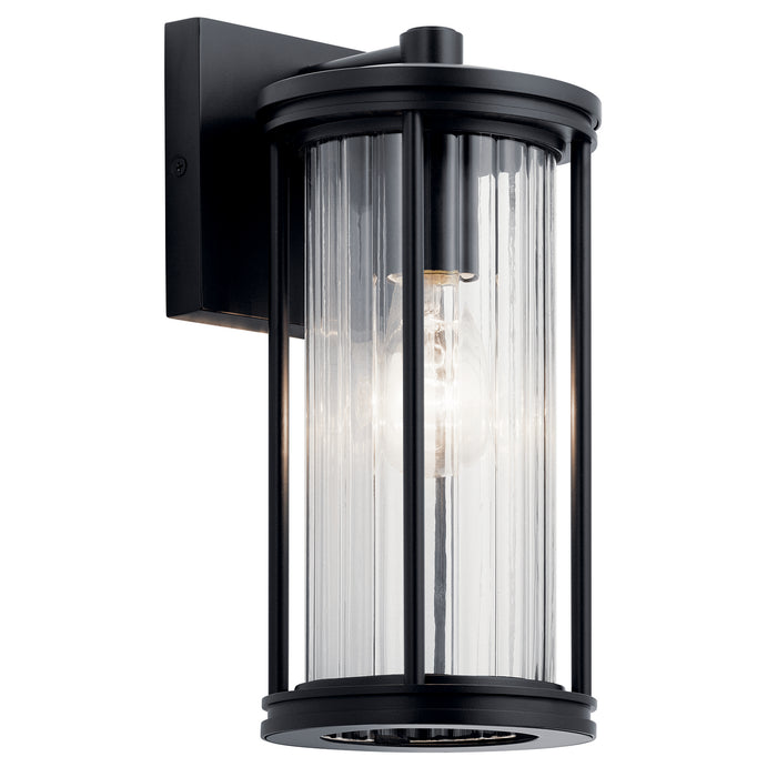 Kichler - 59022BK - One Light Outdoor Wall Mount - Barras - Black