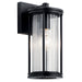 Kichler - 59022BK - One Light Outdoor Wall Mount - Barras - Black