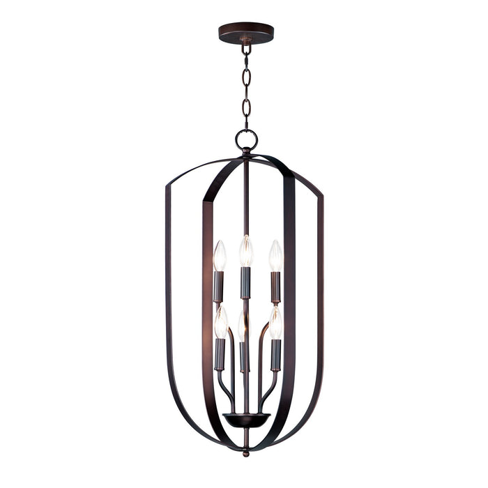Maxim - 10039OI - Six Light Chandelier - Provident - Oil Rubbed Bronze