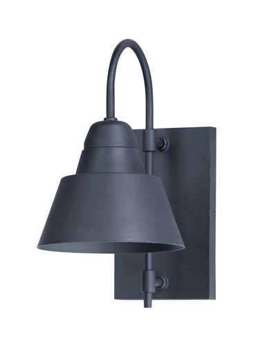 Shoreline One Light Outdoor Wall Lantern Black