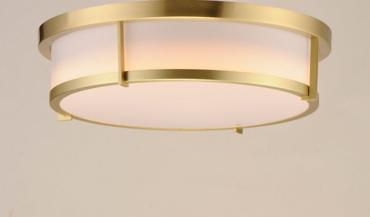 Maxim - 10274WTSBR - LED Flush Mount - Rogue LED - Satin Brass