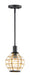 Maxim - 11541BKBUB - One Light Mini Pendant - Heirloom - Black / Burnished Brass