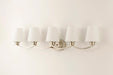 Maxim - 11835SWSN - Five Light Bath Vanity - Shelter - Satin Nickel