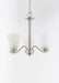 Maxim - 12073FTSN - Three Light Chandelier - Vital - Satin Nickel