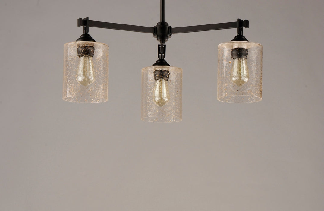 Maxim - 25273SSBZ - Three Light Chandelier - Stonehenge - Bronze