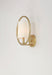 Maxim - 25291OFNAB - One Light Semi-Flush Mount - Meridian - Natural Aged Brass
