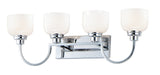 Maxim - 26064WTPC - Four Light Bath Vanity - Swale - Polished Chrome