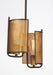 Maxim - 31219OIAB - Two Light Pendant - Caspian - Oil Rubbed Bronze / Antique Brass
