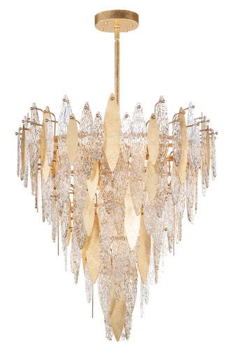 Majestic 21 Light Chandelier Gold Leaf