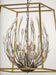 Maxim - 32406BCPNGL - Six Light Pendant - Bouquet - Polished Nickel / Gold Leaf