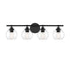 Savoy House - 8-4050-4-BK - Four Light Bath Bar - Carson - Matte Black