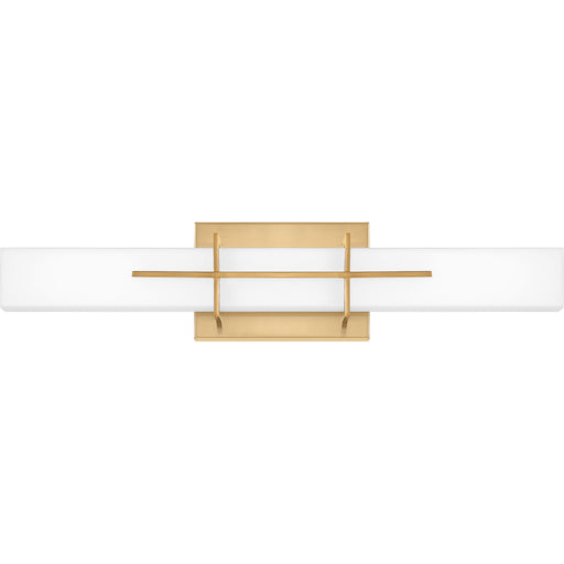 Gemini LED Bath Fixture Aged Brass