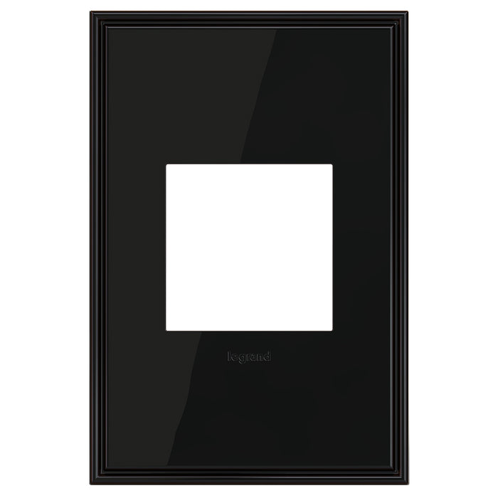 Legrand - AWC1G2BLN4 - Wall Plate - Adorne - Black Nickel