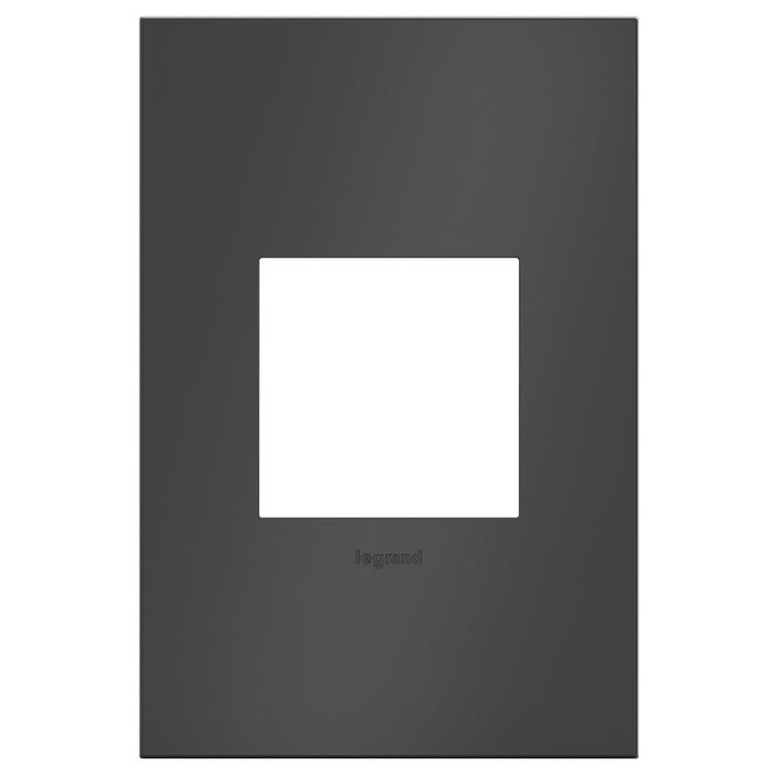 Legrand - AWC1G2SBL4 - Wall Plate - Adorne - Satin Black