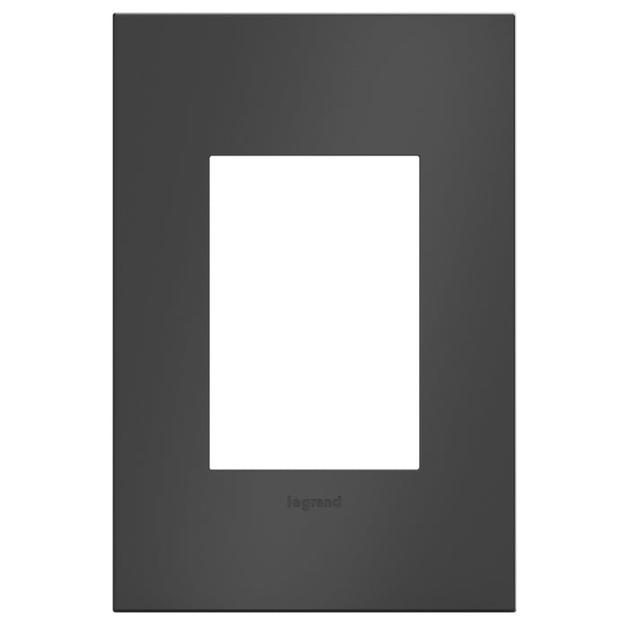 Legrand - AWC1G3SBL4 - Wall Plate - Adorne - Satin Black