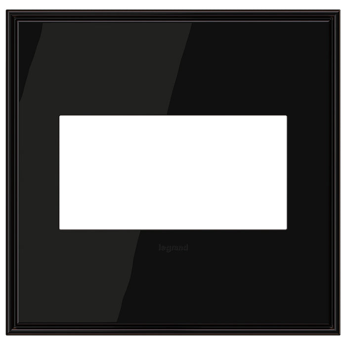 Legrand - AWC2GBLN4 - Wall Plate - Adorne - Black Nickel