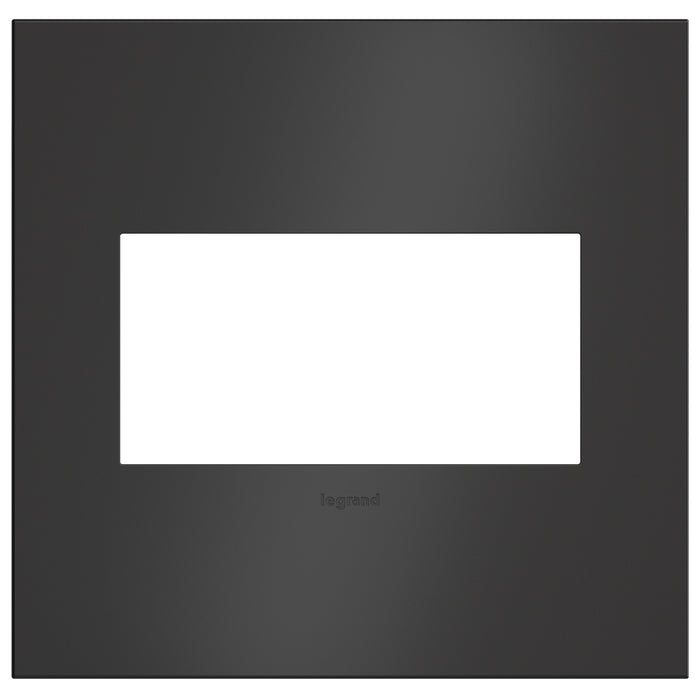 Legrand - AWC2GSBL4 - Wall Plate - Adorne - Satin Black