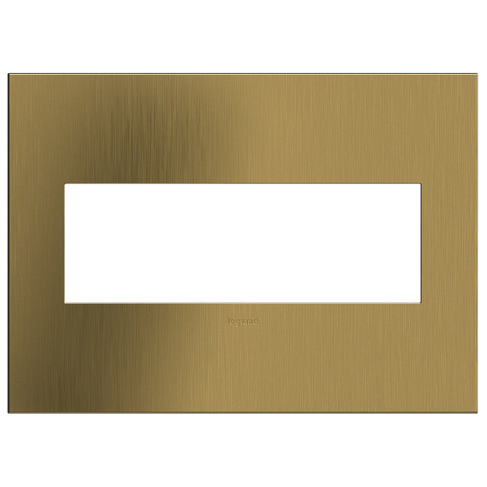 Legrand - AWC3GBSB4 - Wall Plate - Adorne - Brushed Satin Brass